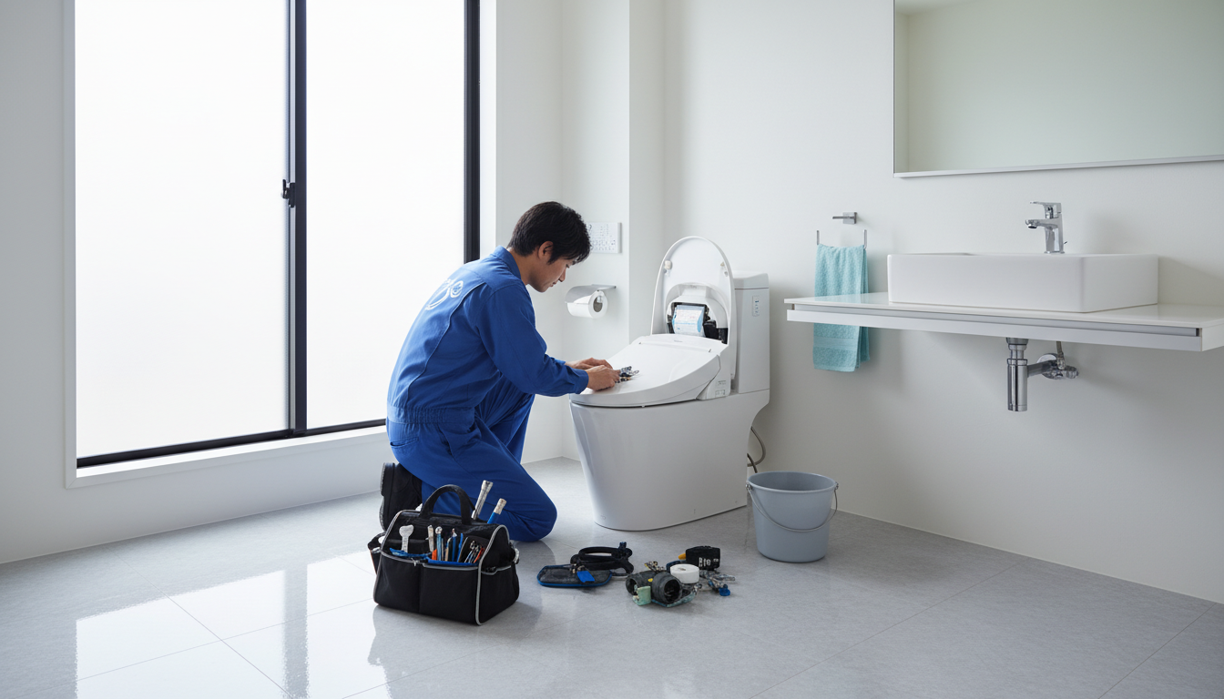 菊池市でトイレつまり修理を依頼する際の料金相場に関する画像