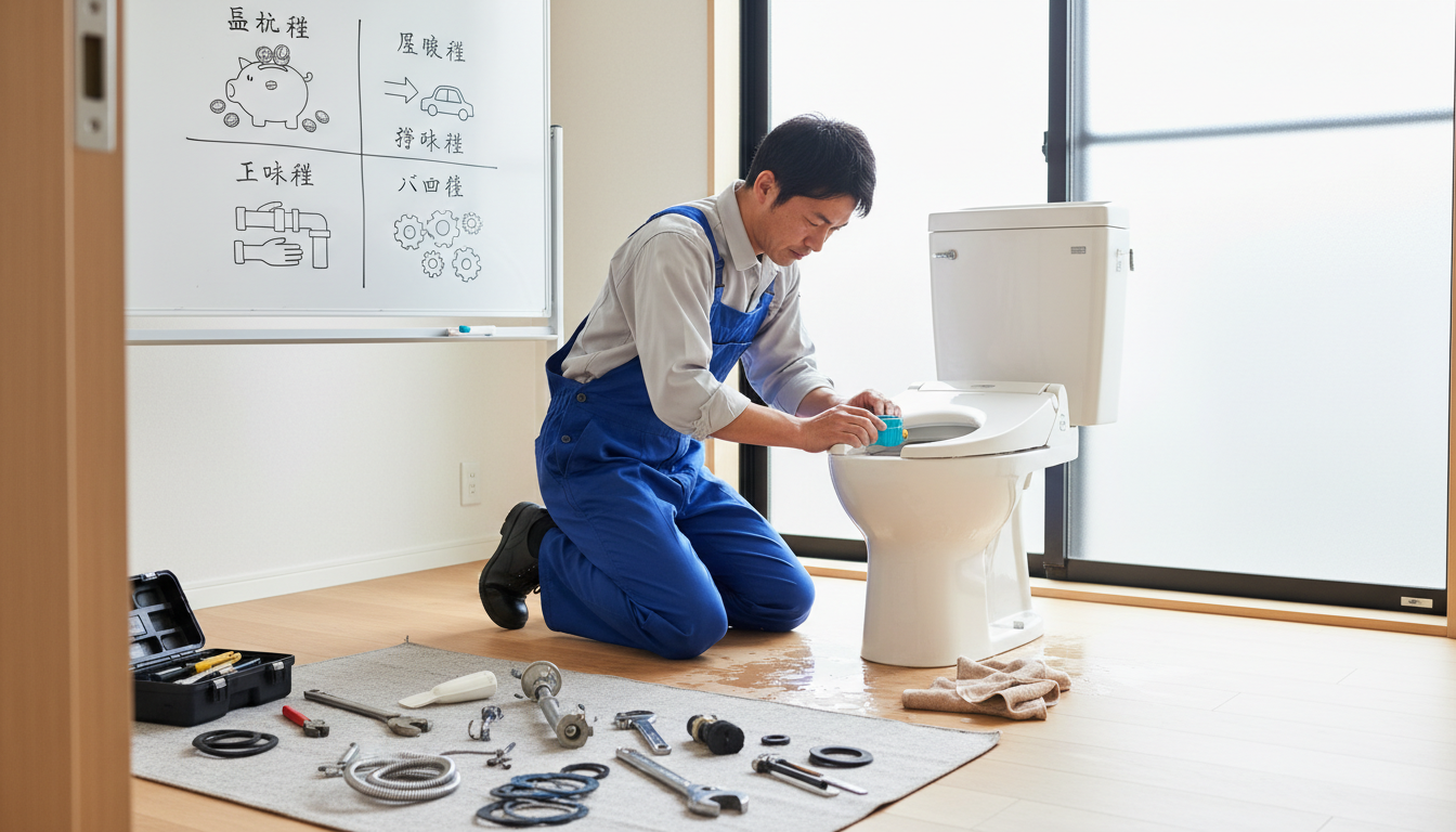 トイレつまりの料金が決まる仕組みに関する画像