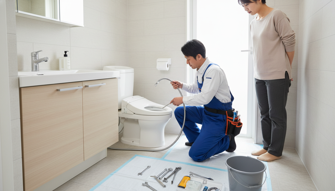 熊本市中央区のトイレつまり修理料金の相場に関する画像