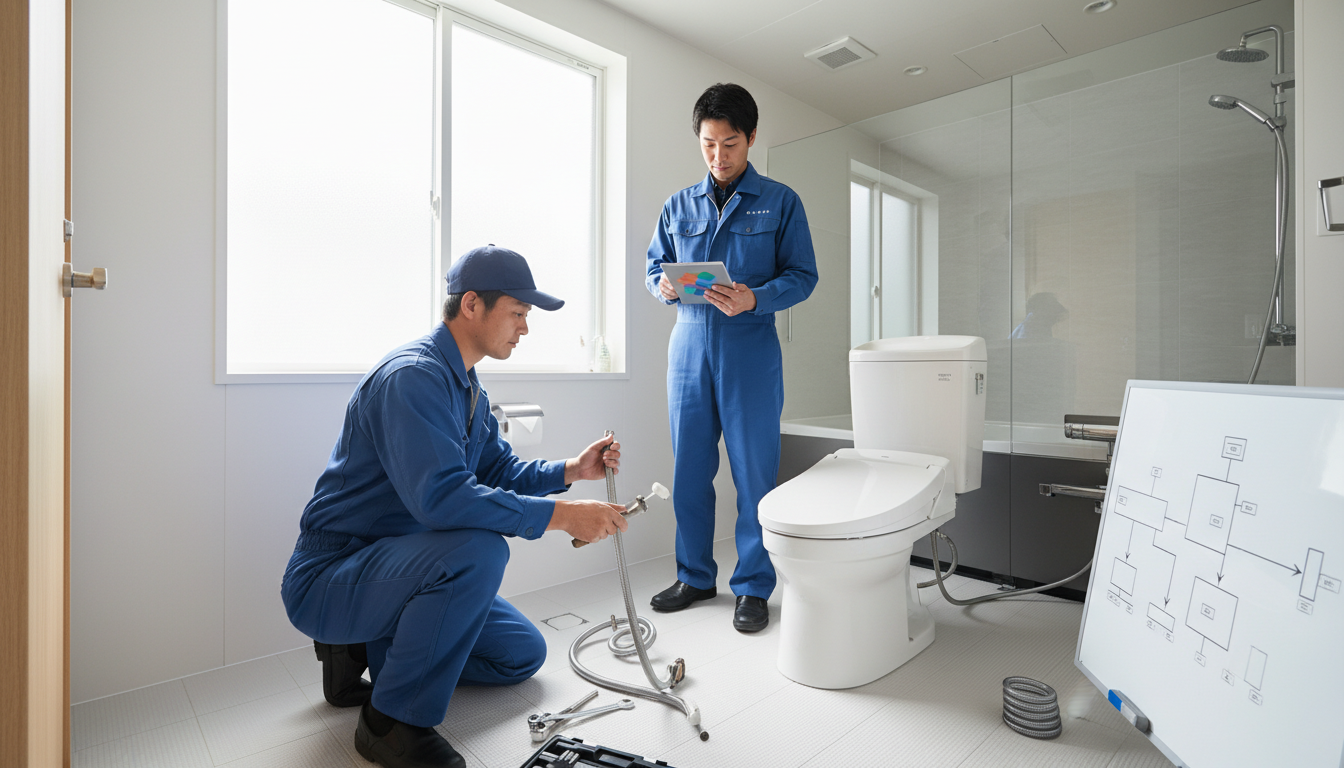 山鹿市のトイレつまり修理にかかる料金相場に関する画像