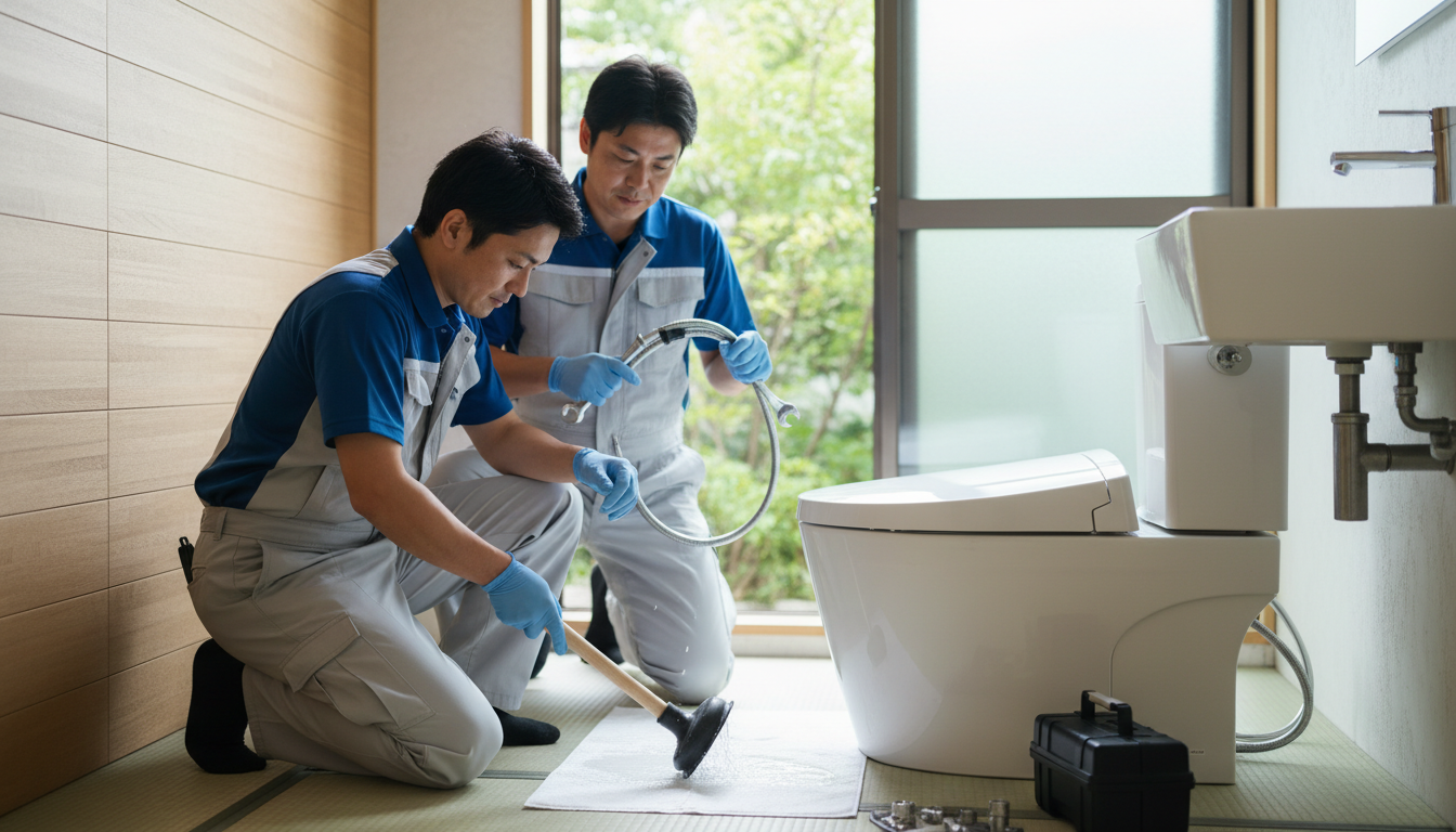 桐生市でおすすめのトイレつまり修理業者ランキングに関する画像