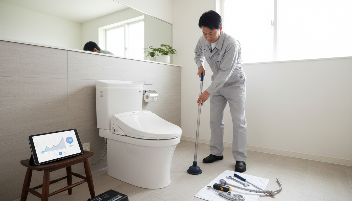 トイレつまり修理の料金相場と見積もりの重要性に関する画像