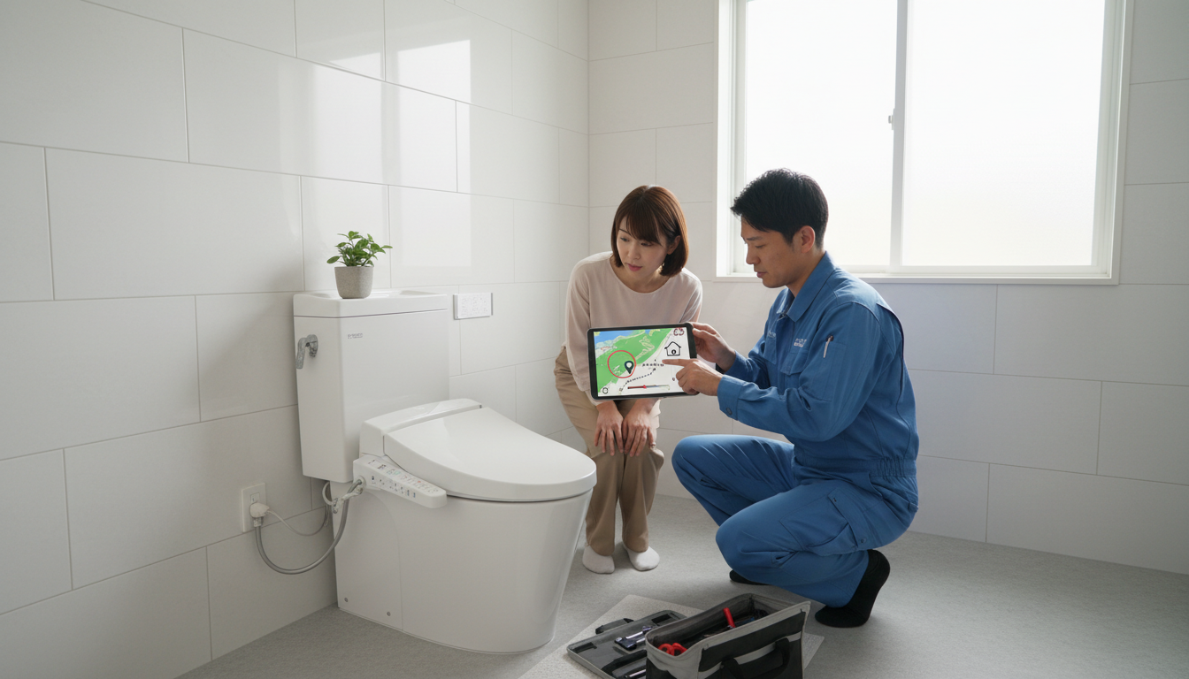 1. 対応エリアと到着時間を確認するに関する画像