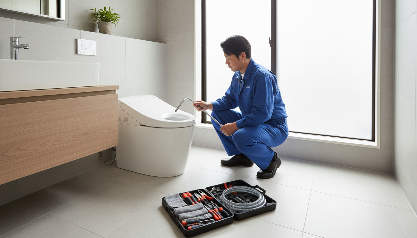 安芸郡海田町で評価の高いトイレつまり修理業者に関する画像