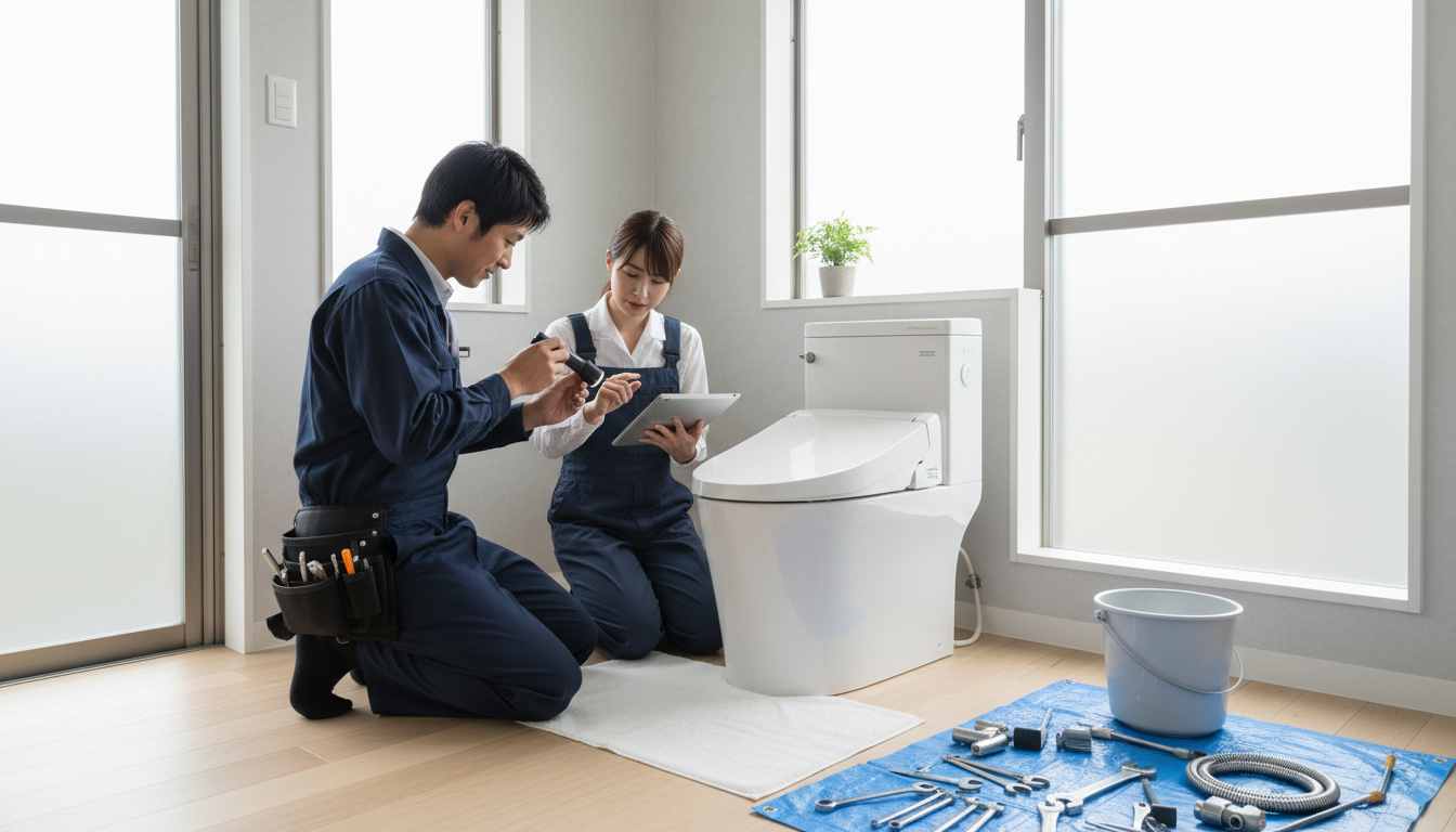 広島市東区でトイレつまり修理業者を選ぶ際の重要ポイントに関する画像