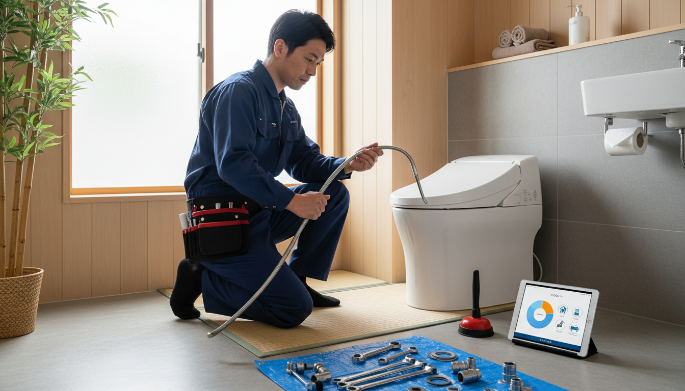 トイレつまりの料金が決まる仕組みに関する画像