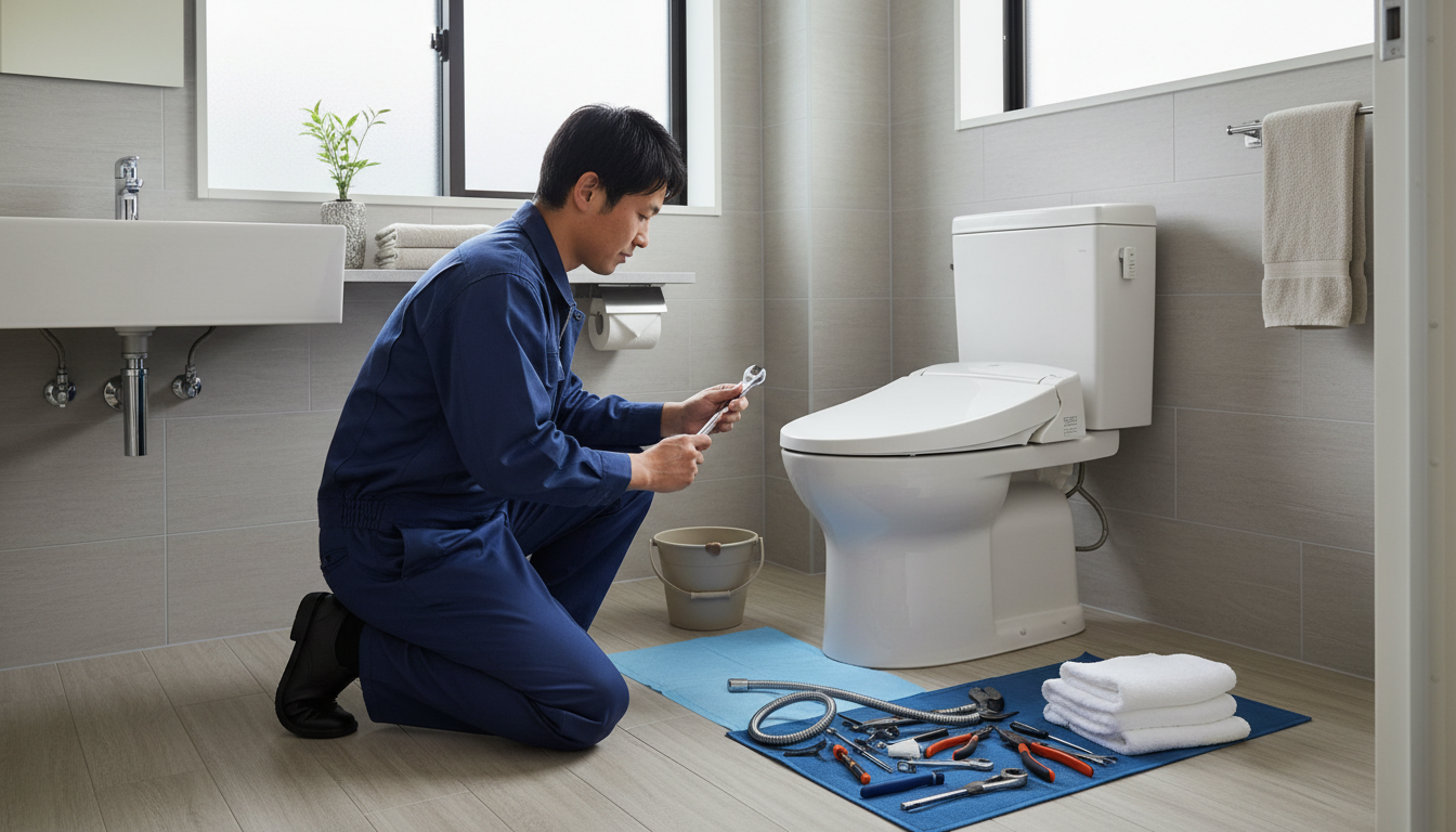 坂出市で信頼できるトイレつまり修理業者の選び方に関する画像