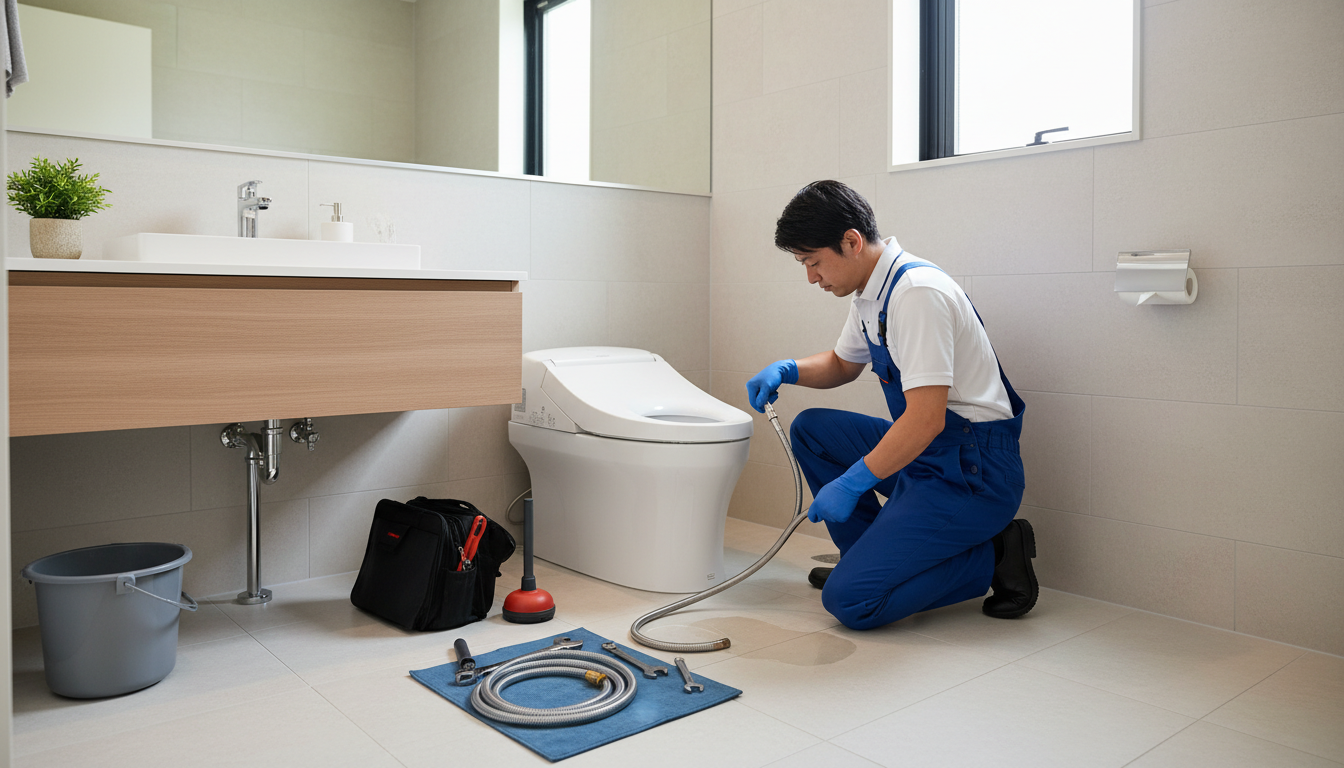 三豊市のトイレつまり修理料金の相場に関する画像