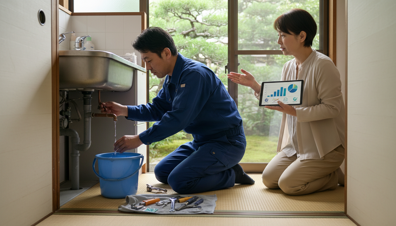 北川村で水道修理業者を選ぶ際の3つの重要ポイントに関する画像