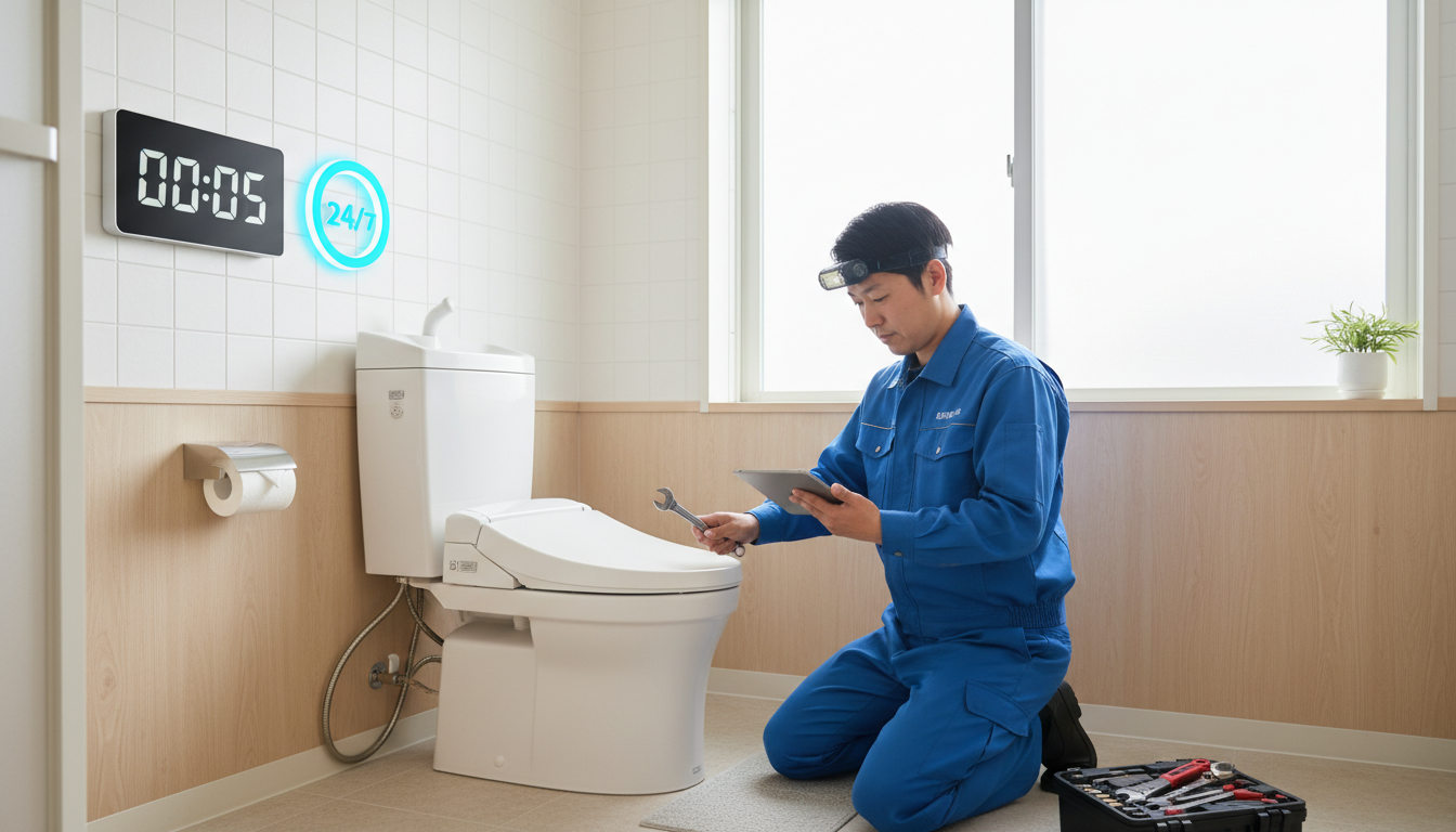 1. 対応の速さと24時間対応の有無に関する画像