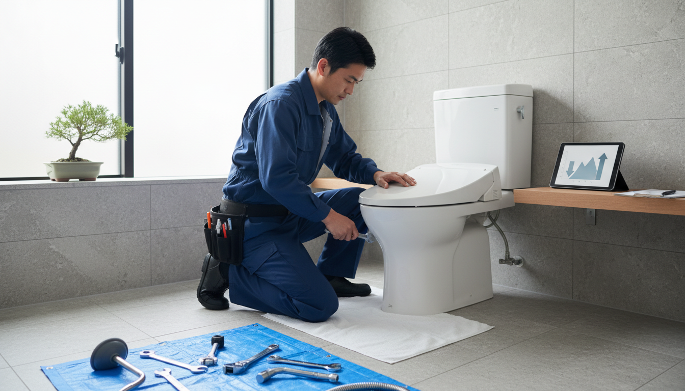 トイレつまり修理の料金相場と見積もりの重要性に関する画像