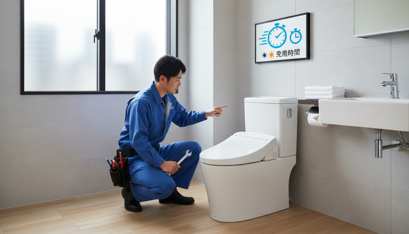 1. 対応の速さと受付時間を確認するに関する画像