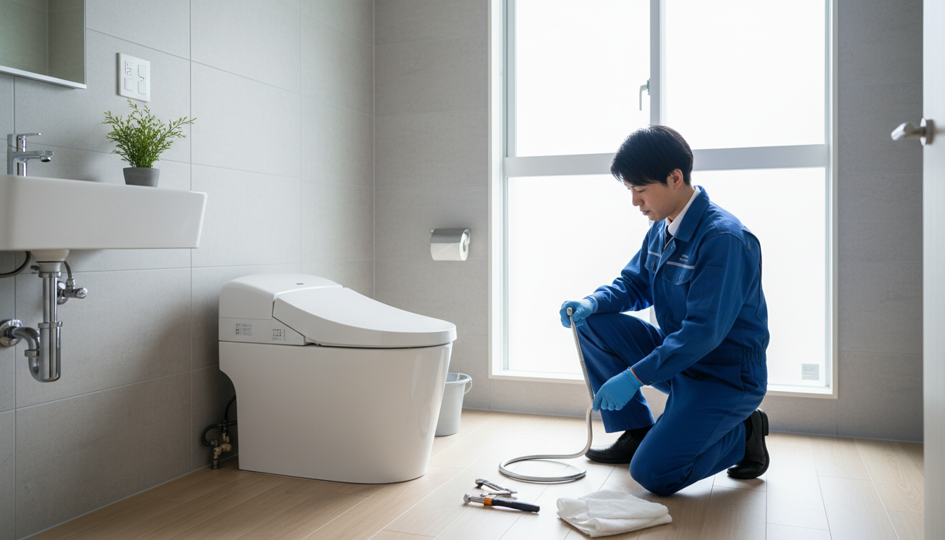 武雄市のトイレつまり修理の料金相場は?に関する画像