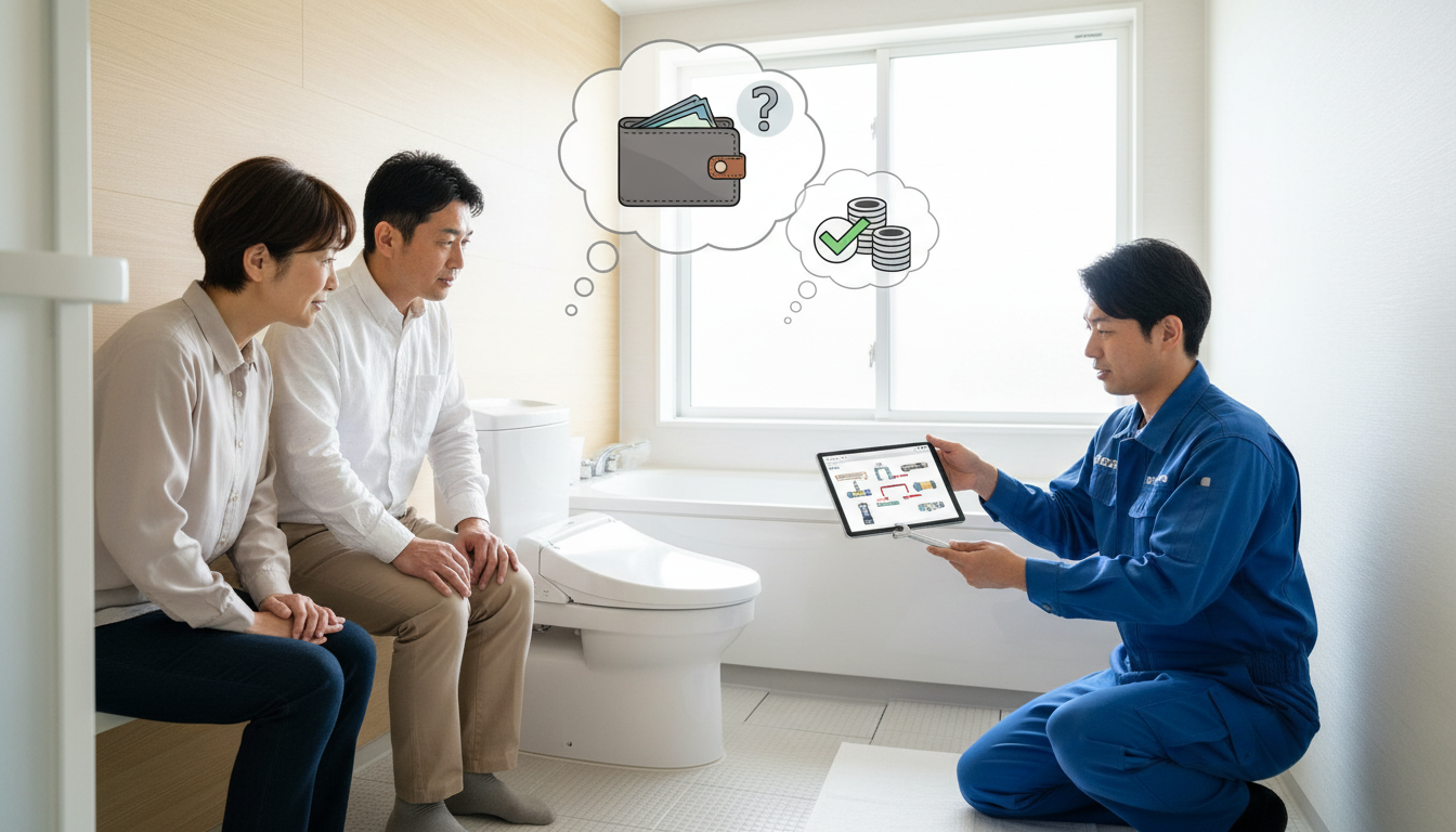 ポイント1：料金体系が明確で、見積もりが無料かに関する画像