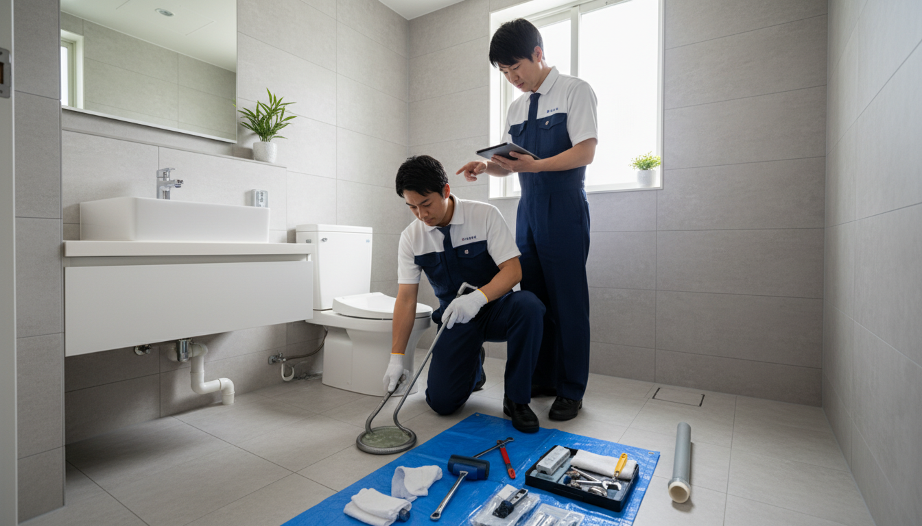 さいたま市南区のトイレつまり修理業者の料金相場と内訳に関する画像