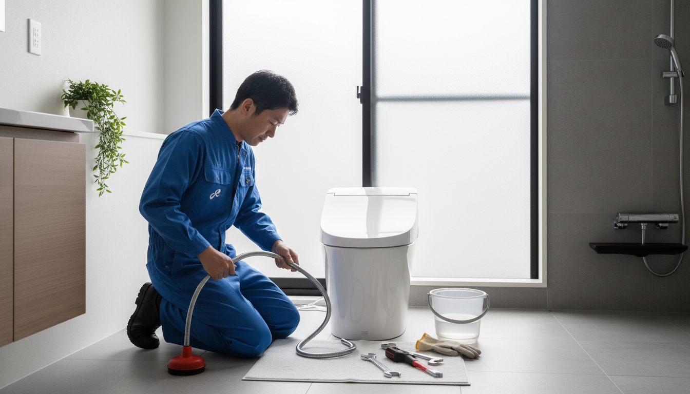 志木市のトイレつまり修理料金の相場に関する画像