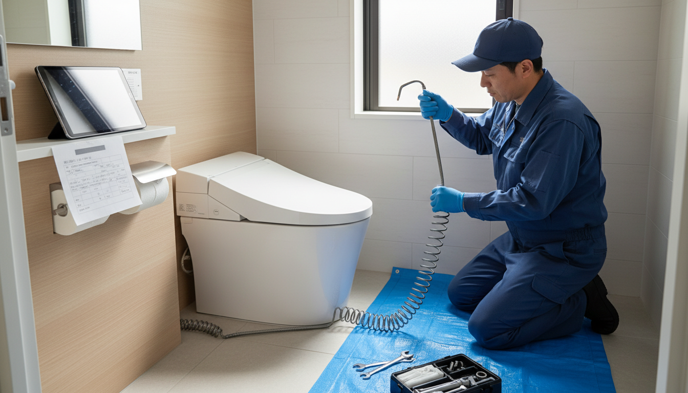 児玉郡美里町のトイレつまり修理料金の相場に関する画像