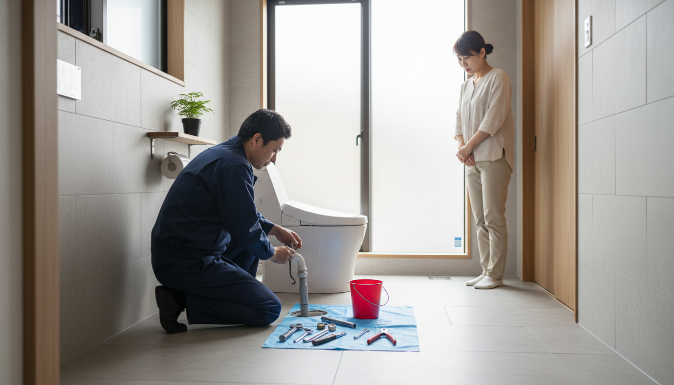 草加市でトイレつまり修理業者を選ぶ際の重要ポイントに関する画像