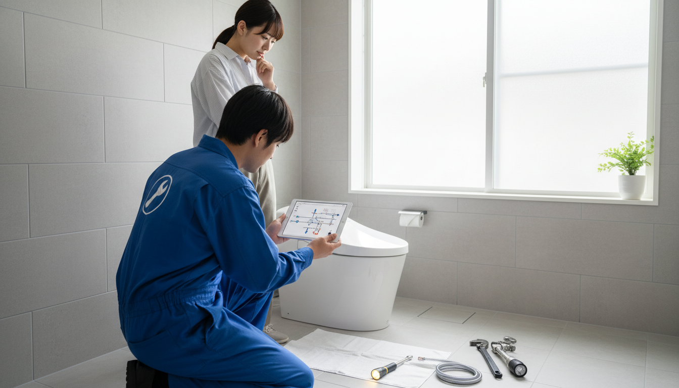 寄居町で信頼できるトイレつまり修理業者の選び方【4つの重要ポイント】に関する画像