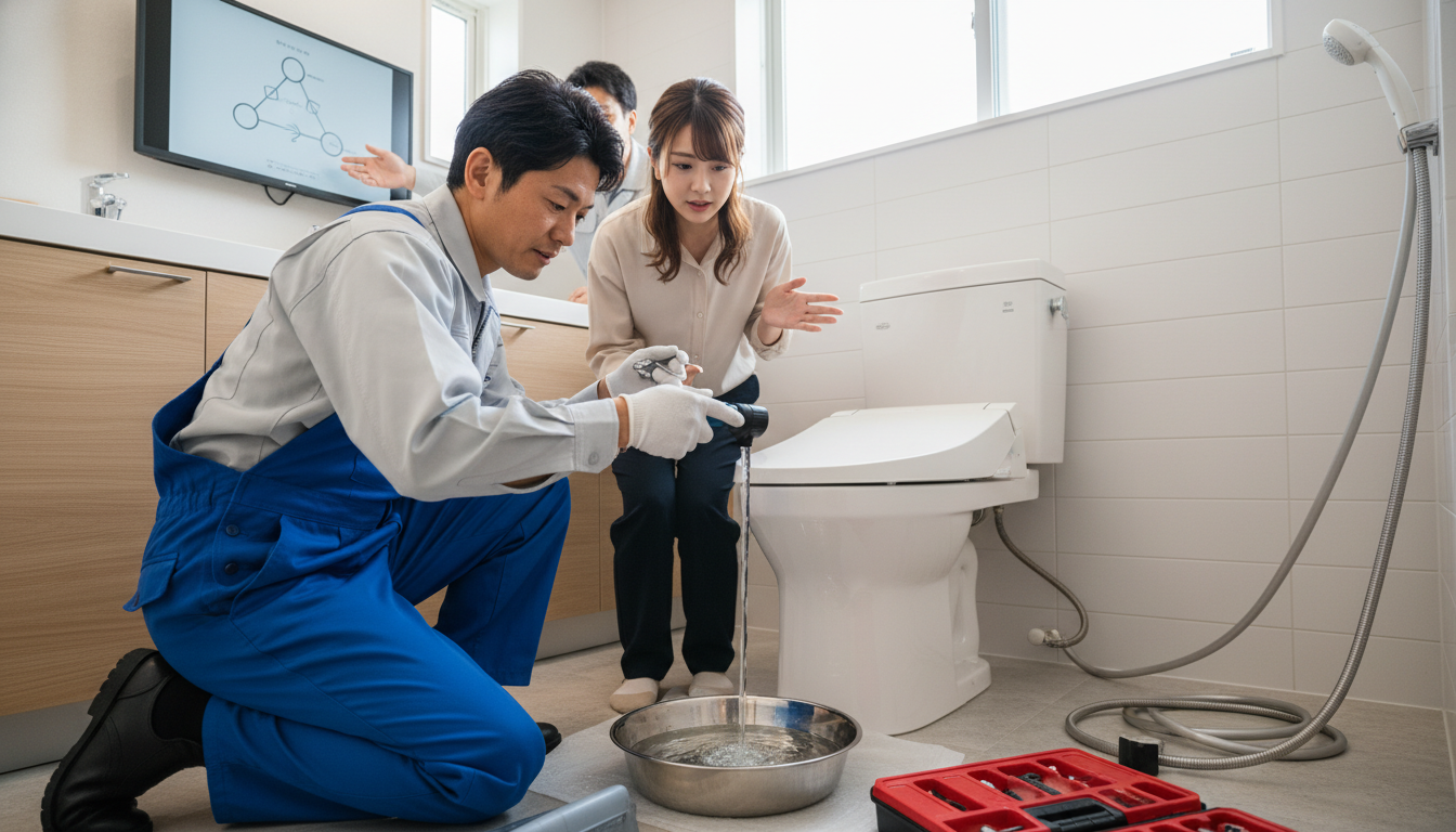 日高市で水道修理業者を選ぶ際に注意すべき3つのポイントに関する画像