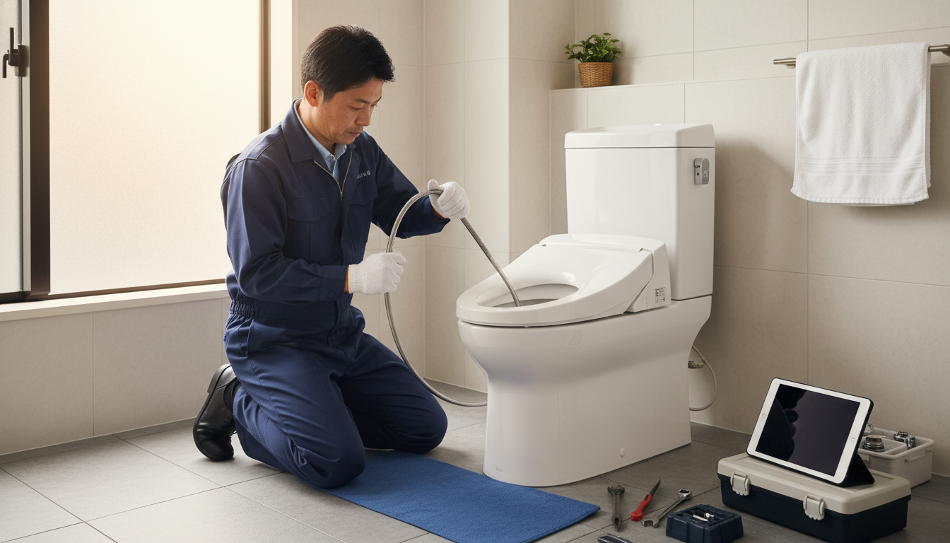 八潮市のトイレつまり修理業者の料金相場と仕組みに関する画像