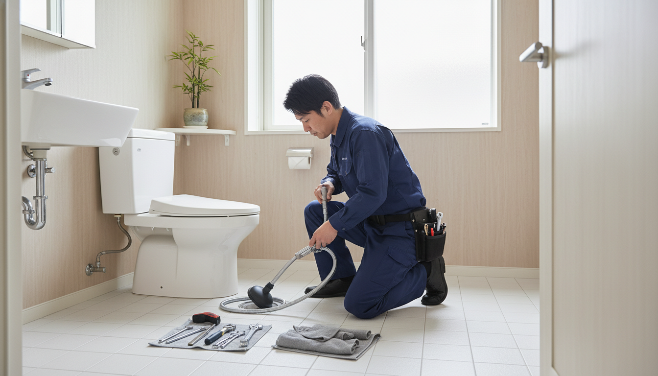 玉城町でのトイレつまり修理、業者の「対応スピード」が重要な理由に関する画像