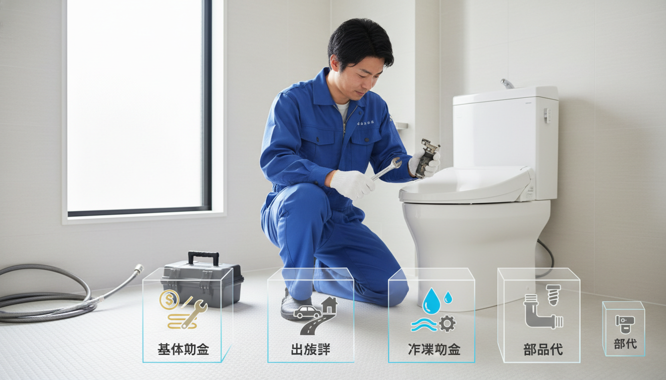 基本料金・出張費・作業料金の内訳を理解しように関する画像