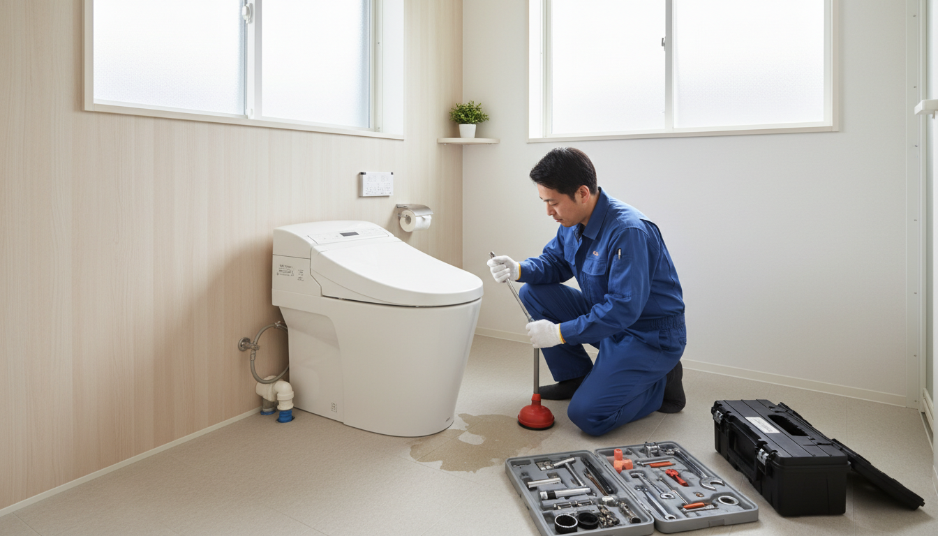 最上郡大蔵村のトイレつまり修理にかかる料金相場に関する画像