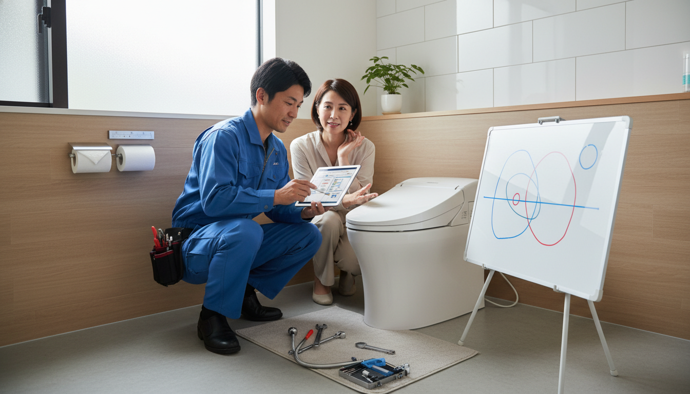 失敗しない！大江町でのトイレつまり修理業者の選び方に関する画像