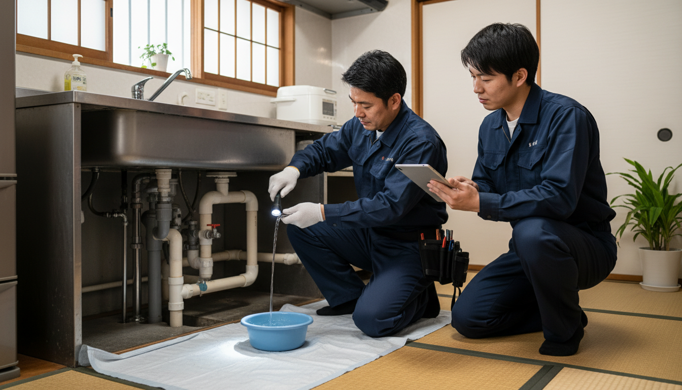 「水道局指定工事店」であるかを確認するに関する画像
