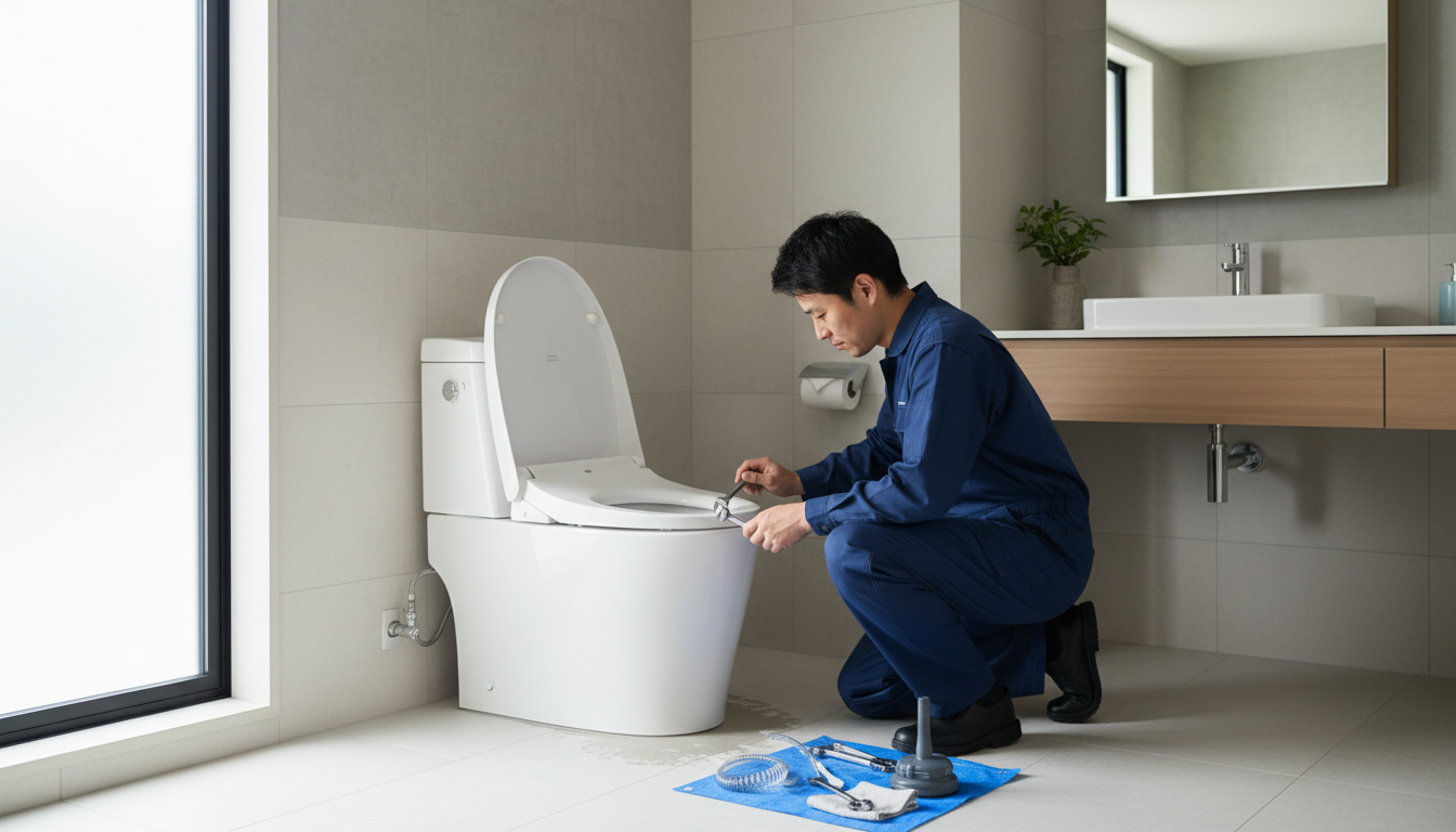 熊毛郡上関町のトイレつまり修理料金の相場に関する画像