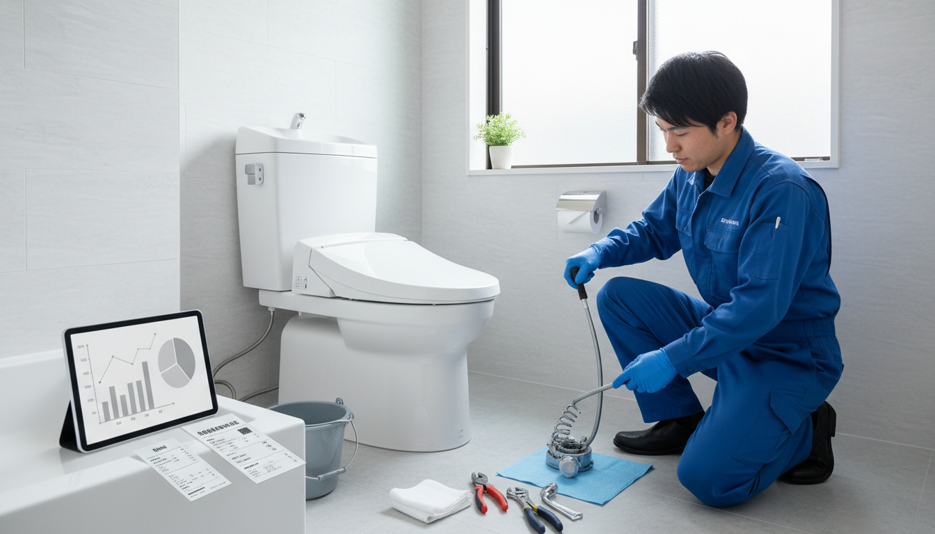 1. 大月市のトイレつまり修理の料金相場と内訳に関する画像