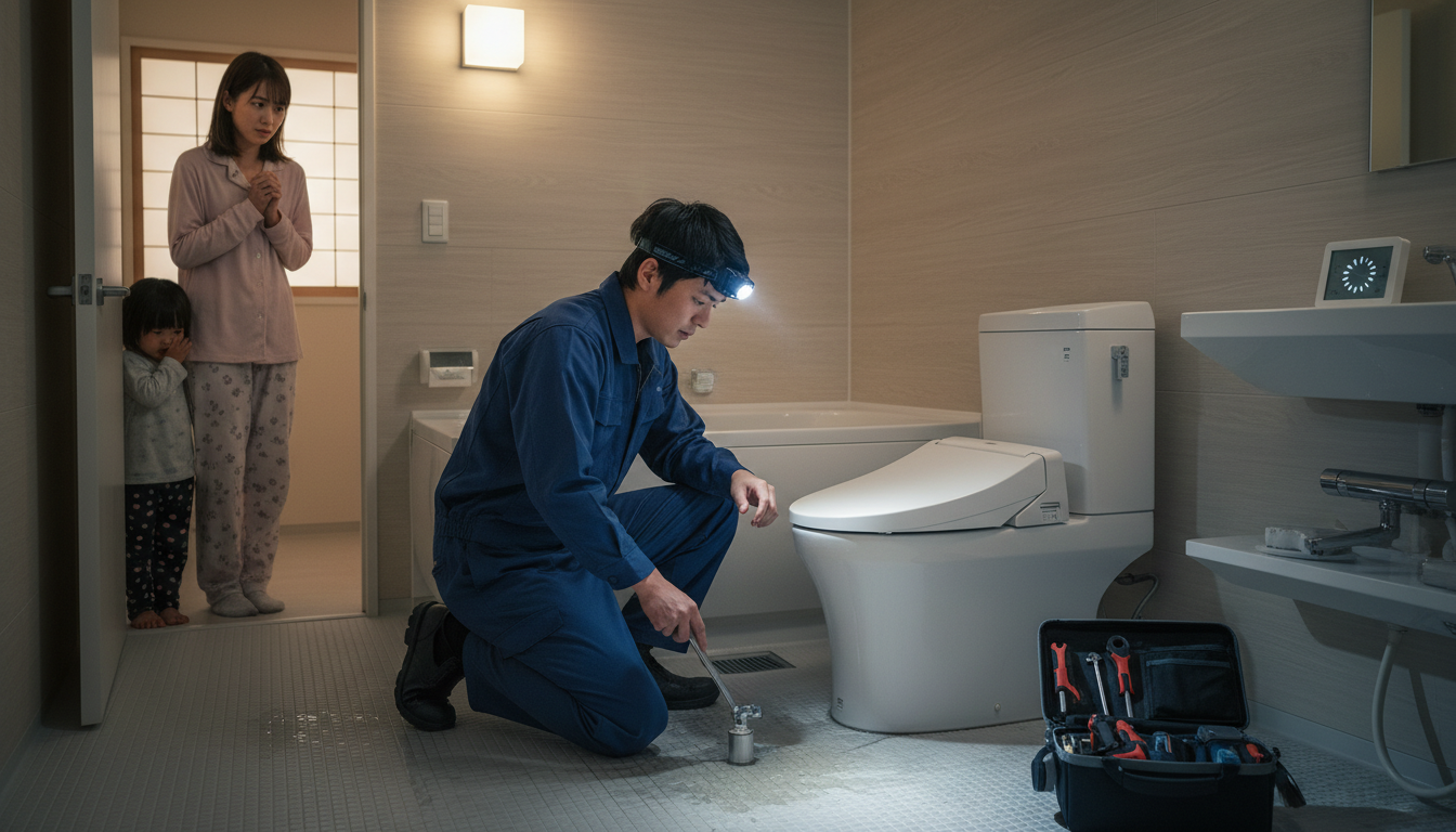 【早さが最重要】深夜・祝日でも駆けつけてくれるかに関する画像