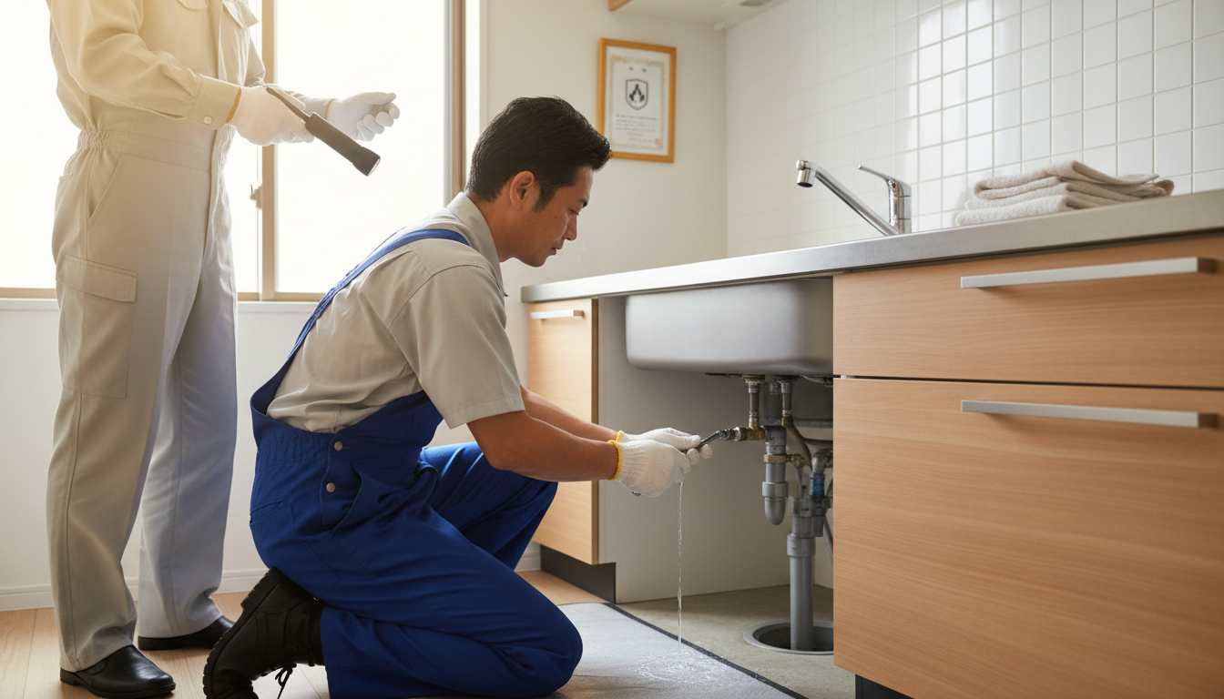 1. 水道局指定工事店であるかに関する画像