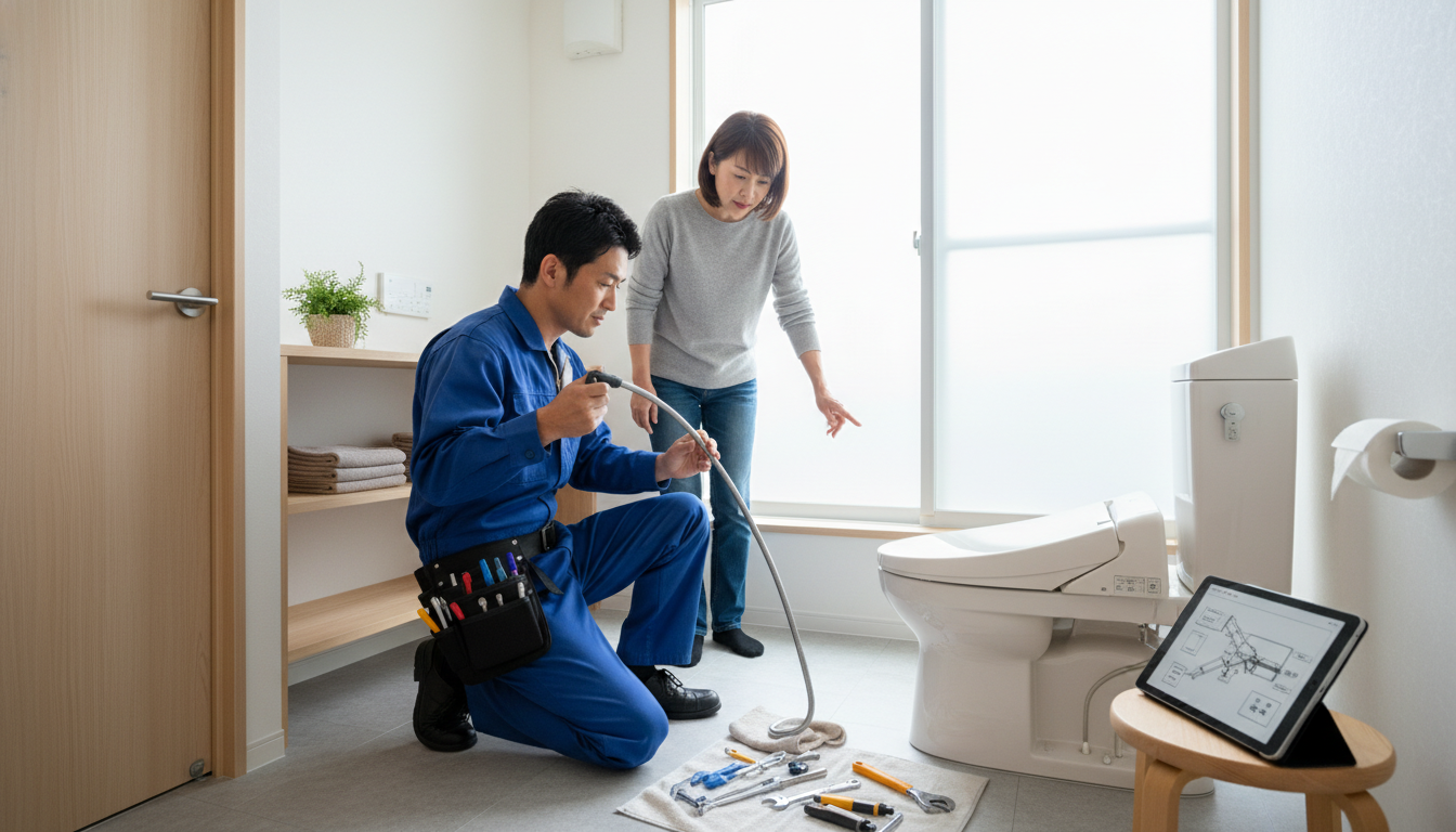西桂町でトイレつまり修理業者を選ぶ際の重要ポイントに関する画像