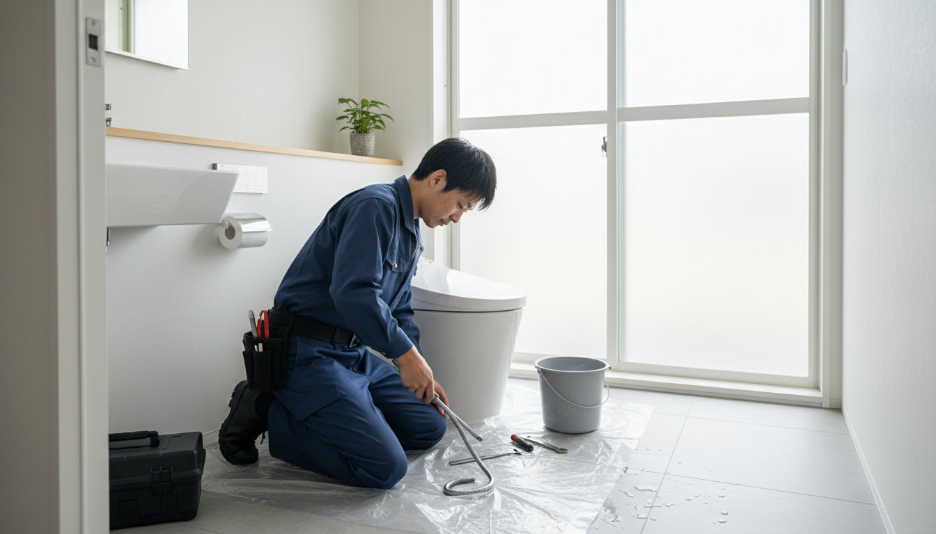 近江八幡市で信頼できるトイレつまり修理業者の選び方に関する画像