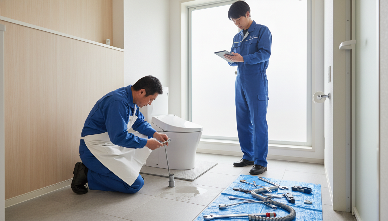 甲賀市のトイレつまり修理業者の料金相場と仕組みに関する画像