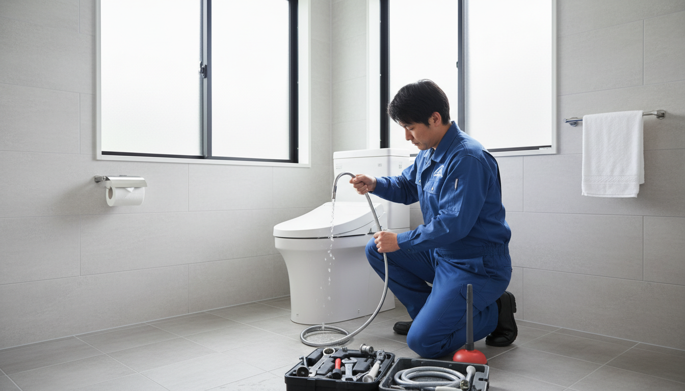 肝属郡錦江町のトイレつまり修理料金の相場に関する画像