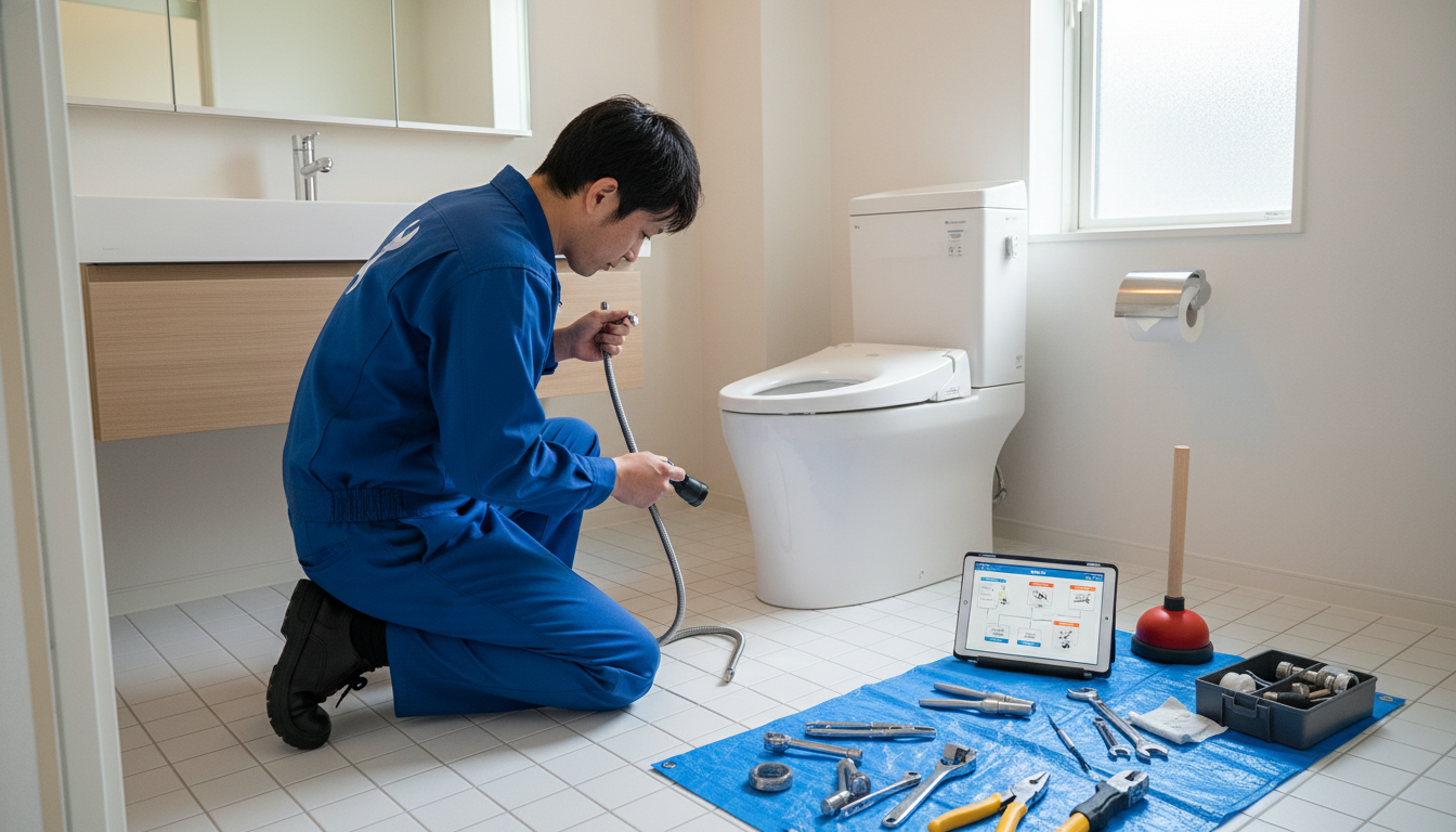 トイレつまり修理の料金相場と内訳を理解するに関する画像