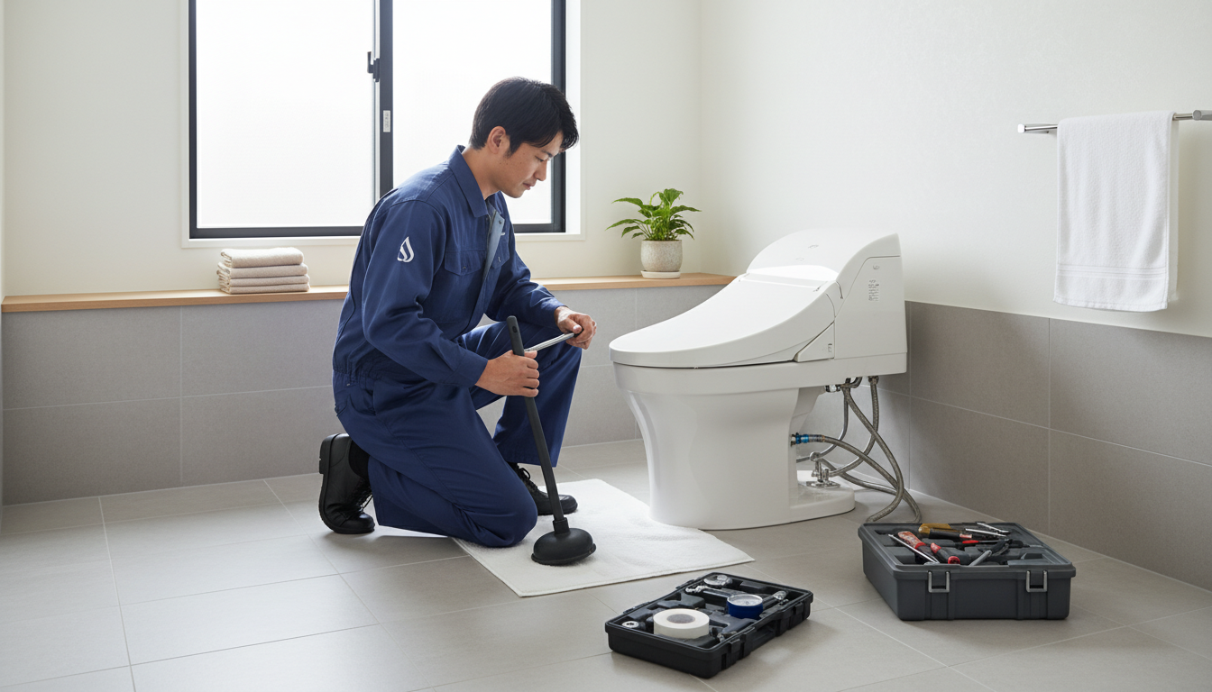 和泊町のトイレつまり修理料金の相場と内訳に関する画像