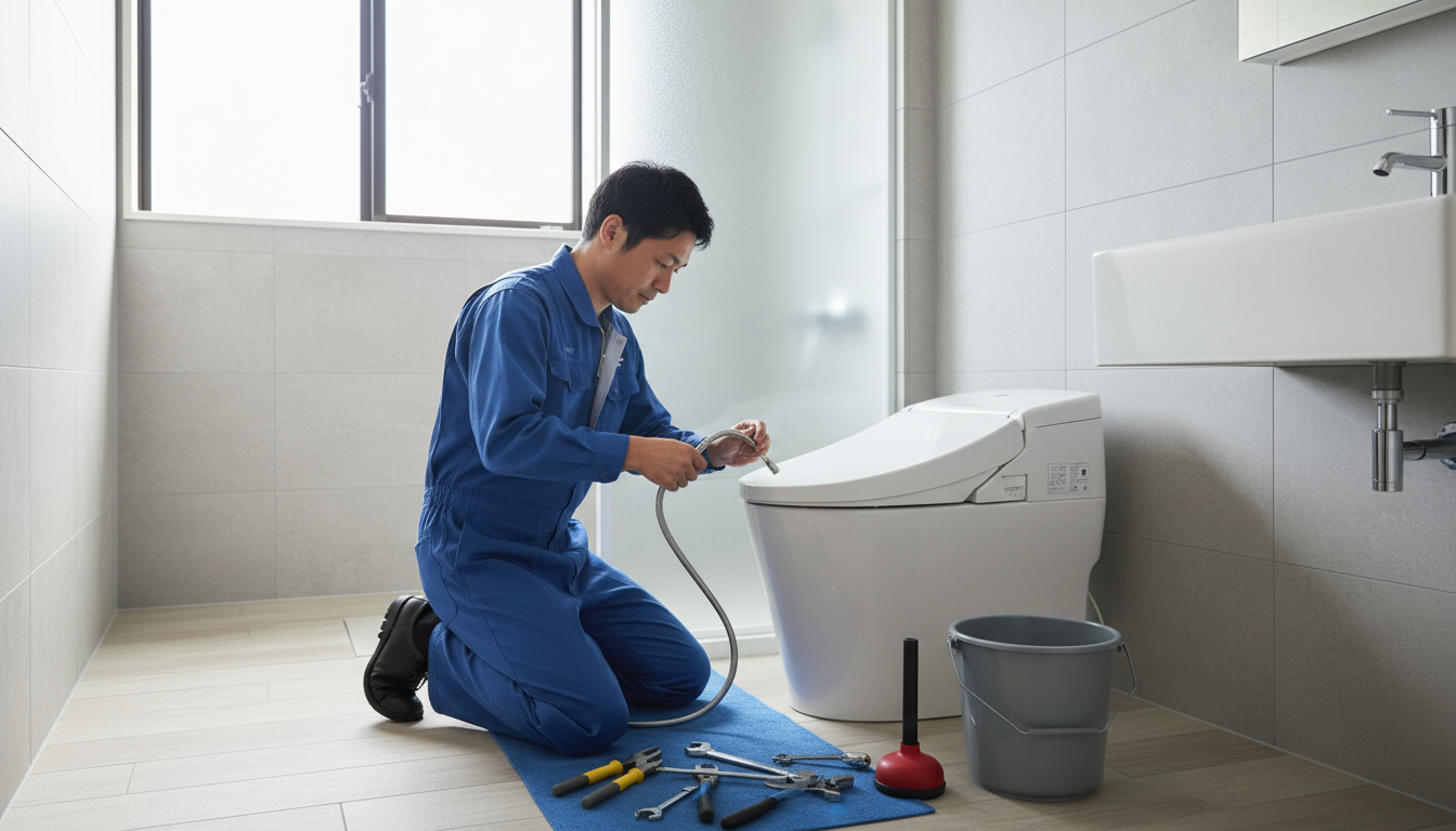 加茂市のトイレつまり修理料金の相場と内訳に関する画像