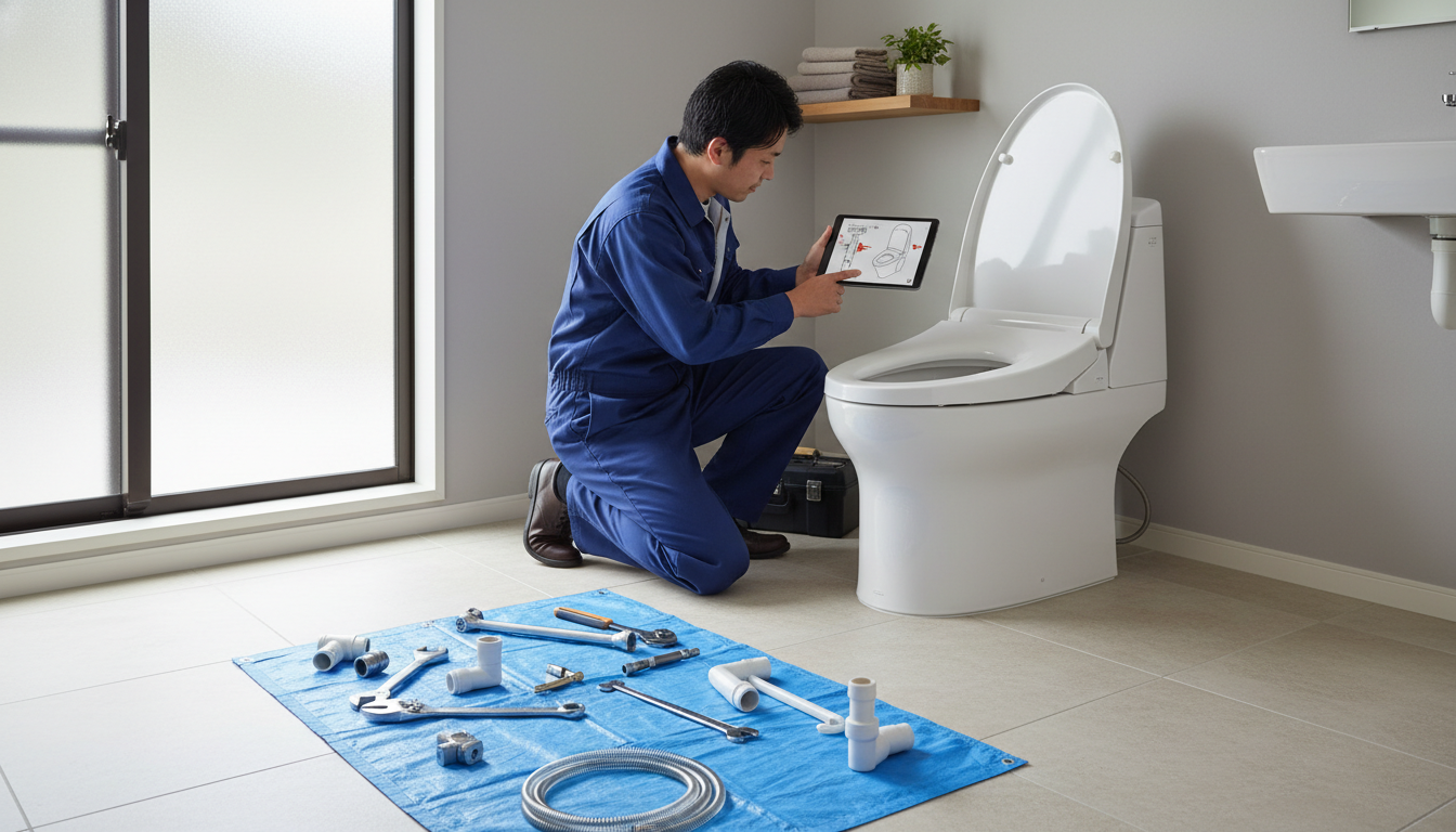 見附市のトイレつまり修理業者の料金相場と内訳に関する画像