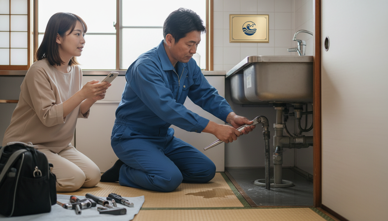 ポイント1：水道局指定工事店であるかに関する画像