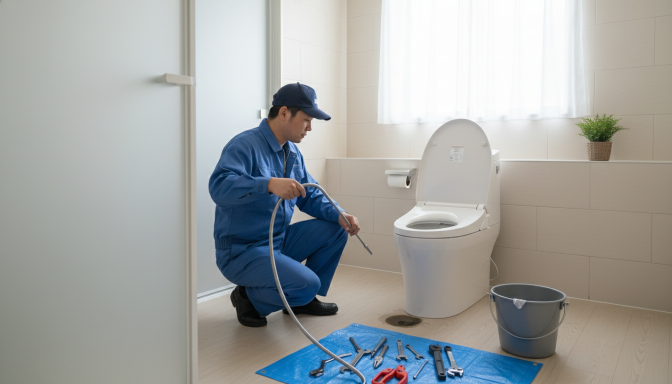 小千谷市でトイレつまり修理を依頼する際の料金相場に関する画像