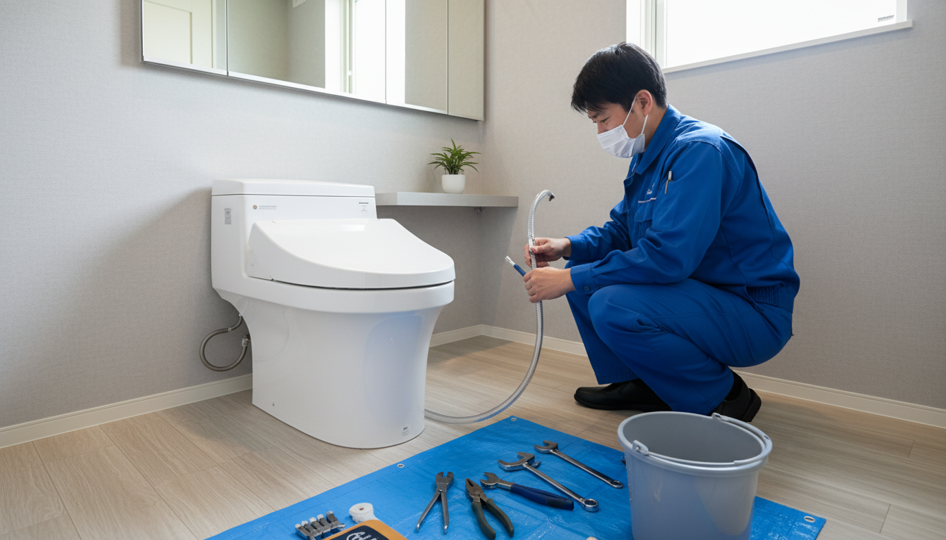 新潟市秋葉区のトイレつまり修理料金の相場は?に関する画像