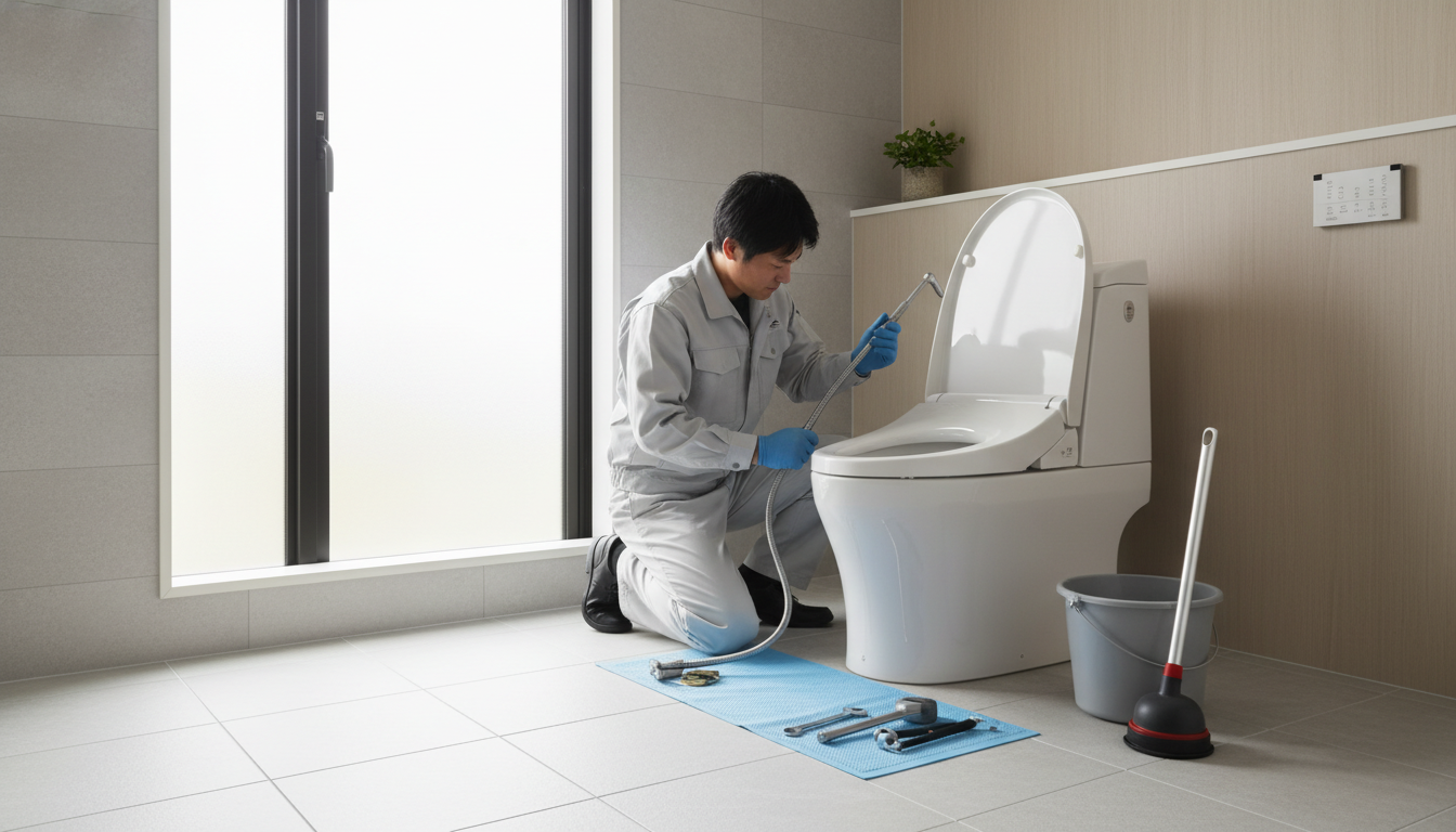 愛甲郡清川村のトイレつまり修理料金の相場に関する画像