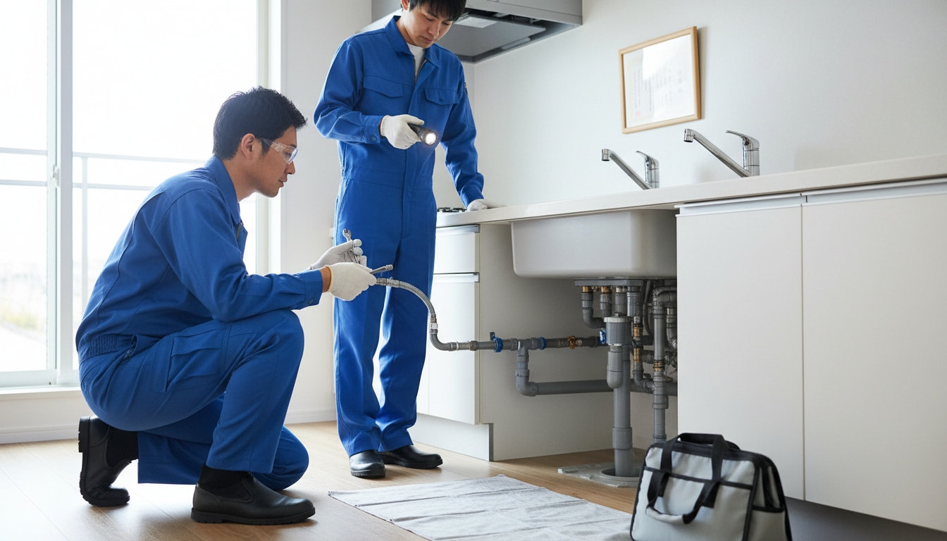 ポイント1: 水道局指定工事店であることの信頼性に関する画像