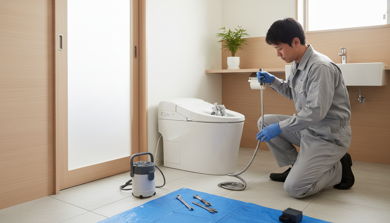 山北町で信頼できるトイレつまり修理業者の選び方に関する画像