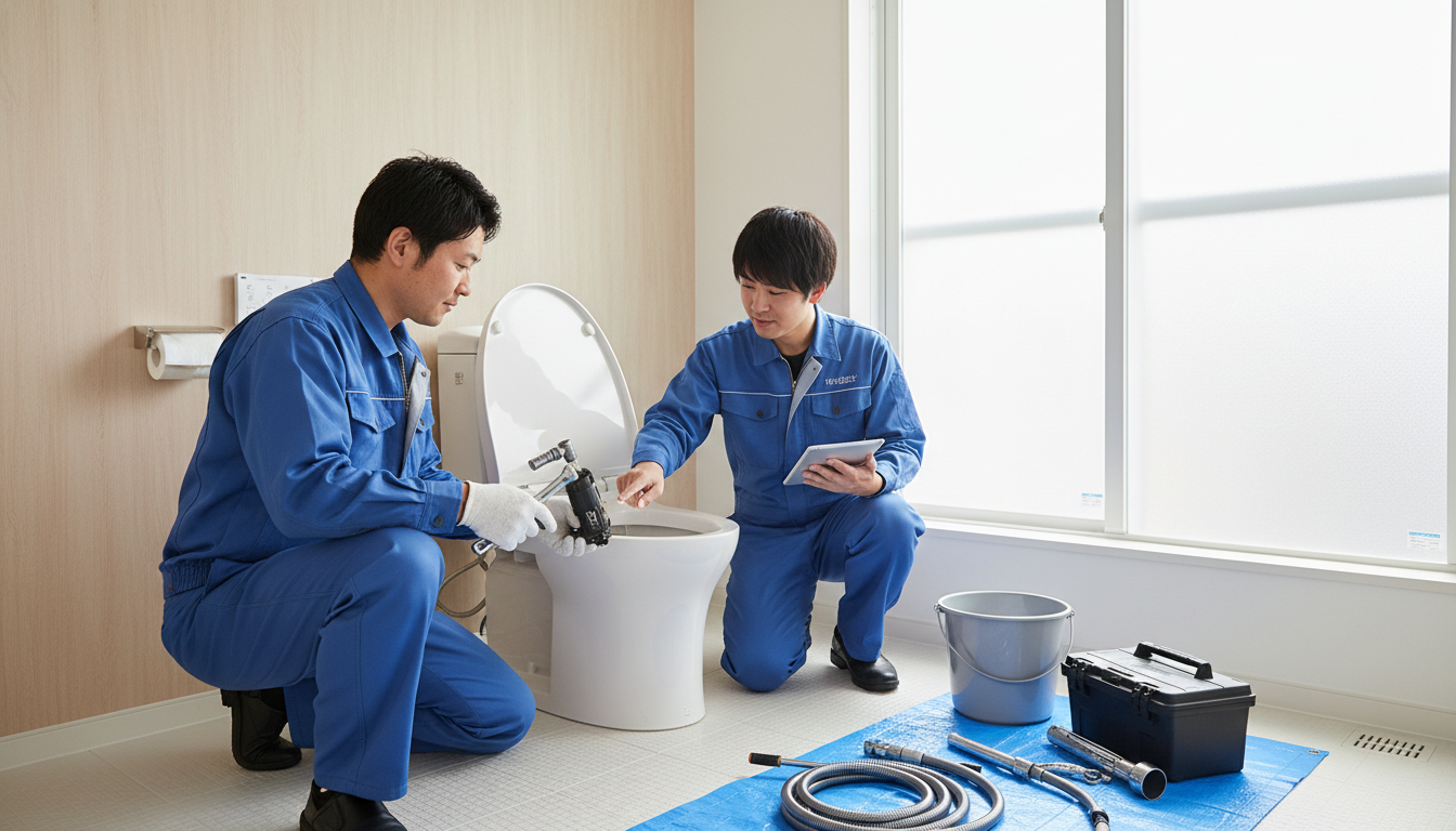 中井町で信頼できるトイレつまり修理業者の選び方に関する画像