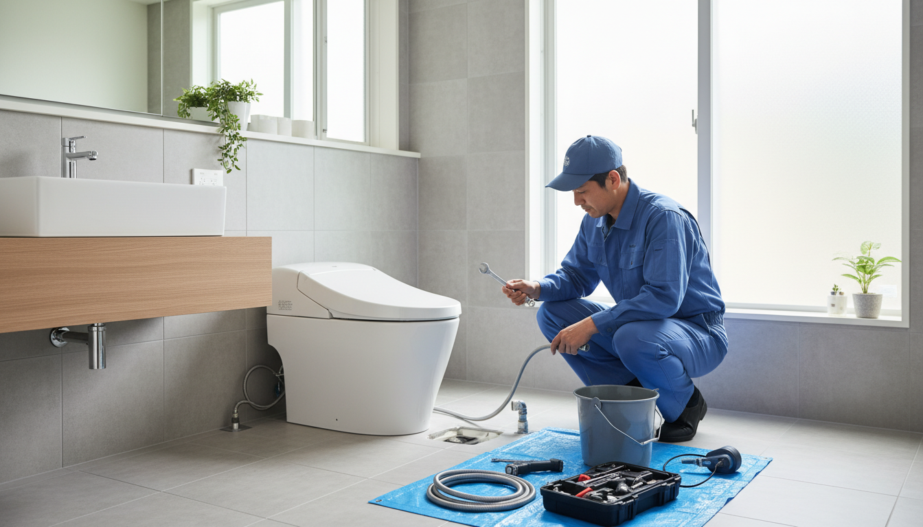 階上町のトイレつまり修理業者の料金相場と内訳に関する画像